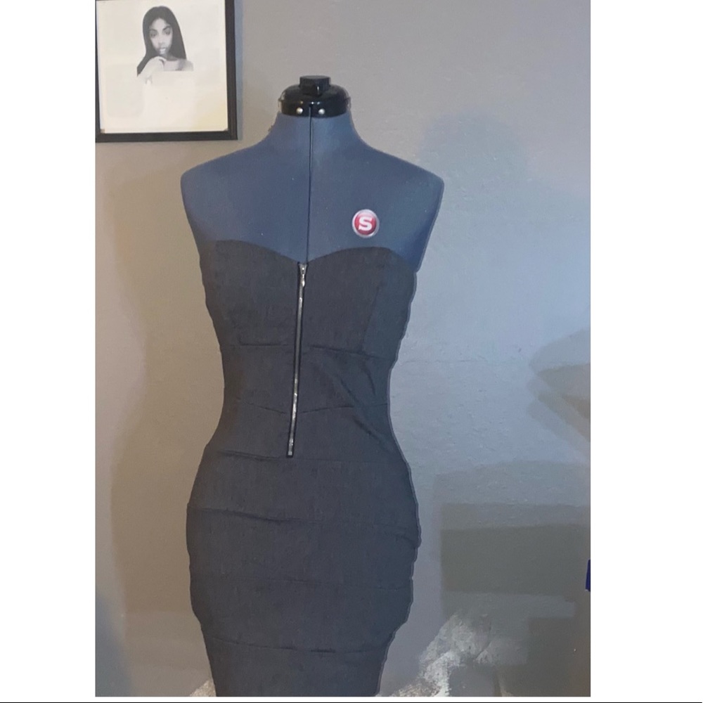Front zip minidress